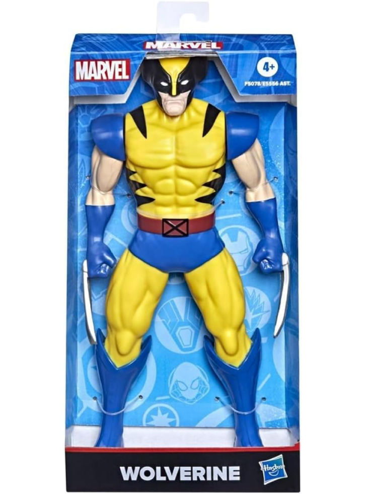 Marvel Statuetta Gigante Wolverine 24 Cm – Action Figure Classica Con Artigli Adamantio, 3 Punti Di Articolazione, Hasbro - 4