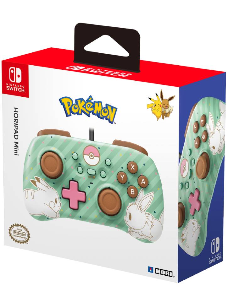 HORI Nintendo Switch PAD Mini, Pokémon Pikachu and Eevee - Nintendo Switch Accessories: Nintendo_switch