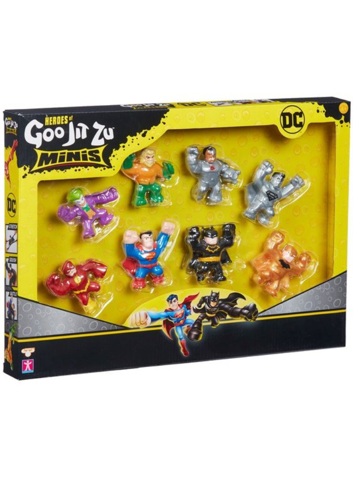 Heroes Of Goo Jit Zu DC Comics Minis - Confezione Di 8 Personaggi - Foto 10