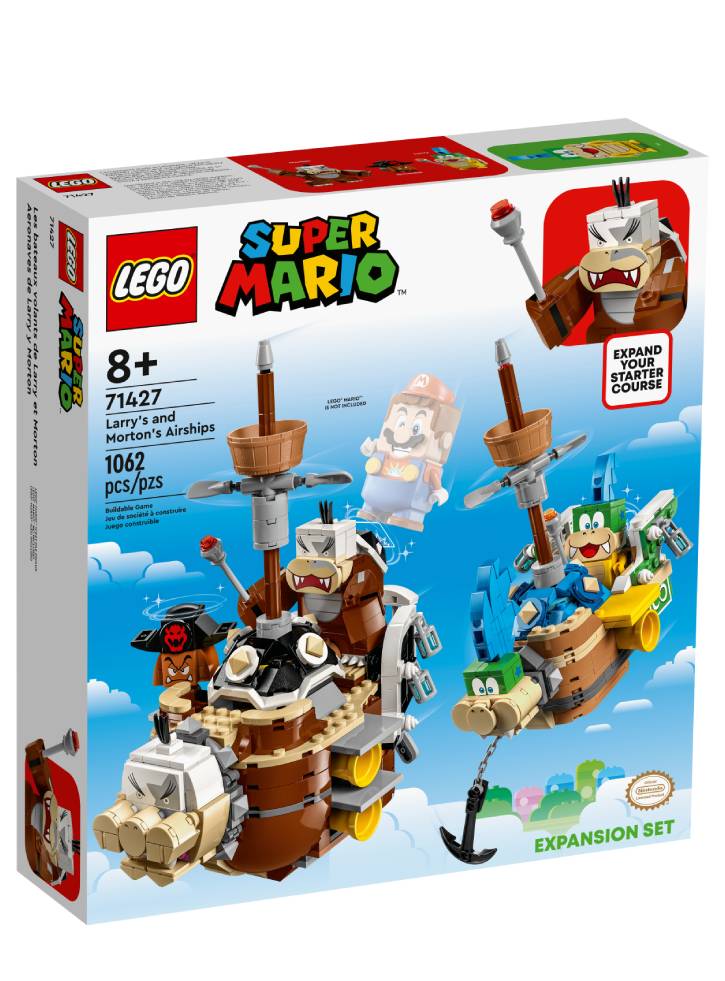 Joc Lego Super Mario Larrys And Mortons Airships (71427)