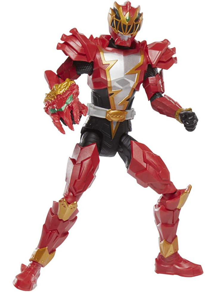 Power Rangers Dino Fury Dino Knight Red Ranger Key Inside F4498