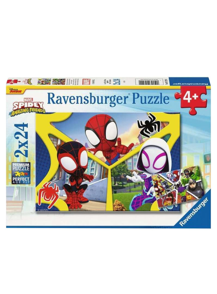 Ravensburger - Spidey and Friends - 3 x 49pc Puzzles - 5yrs+