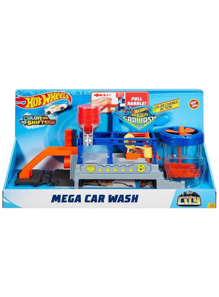 Set Hot Wheels Mega Car Wash (ftb66)