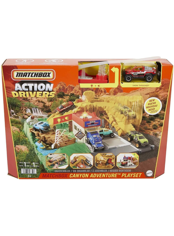 Set Matchbox Action Drivers Canyon Adventure hhh32
