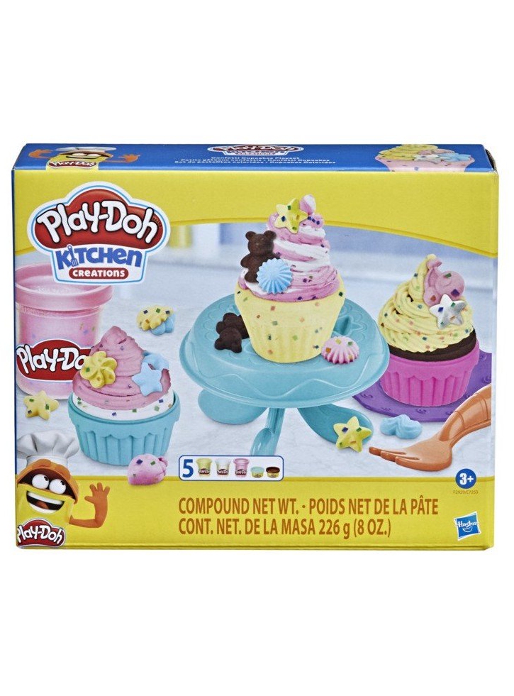 Set Plastilina Playdoh Kitchen Creations Confetti Cupcakes (f2929)