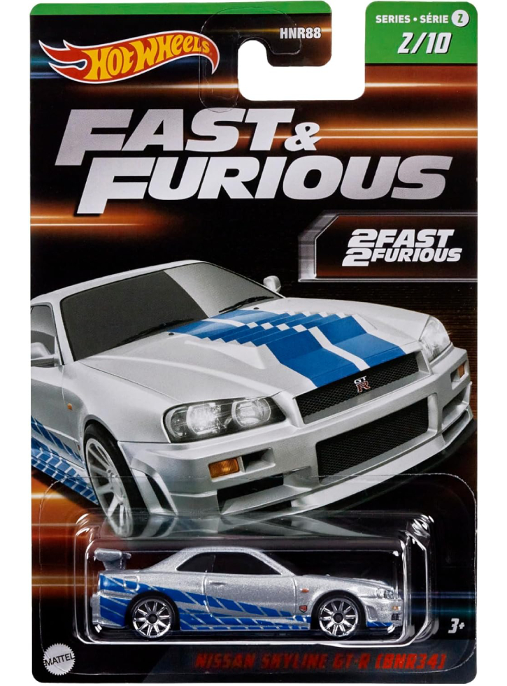 Vehicul Hot Wheels Tainies Fast Furious Nissan Skyline Gt-r Bnr34