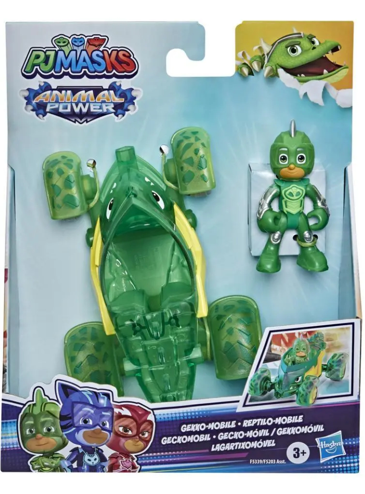 PJ Masks Yoyo Animale Power, Gatto-Bolide, Veicolo e Personaggio articolato, Giocattolo prescolare per Bambini a partire dai 3 anni F5337, Multicolore