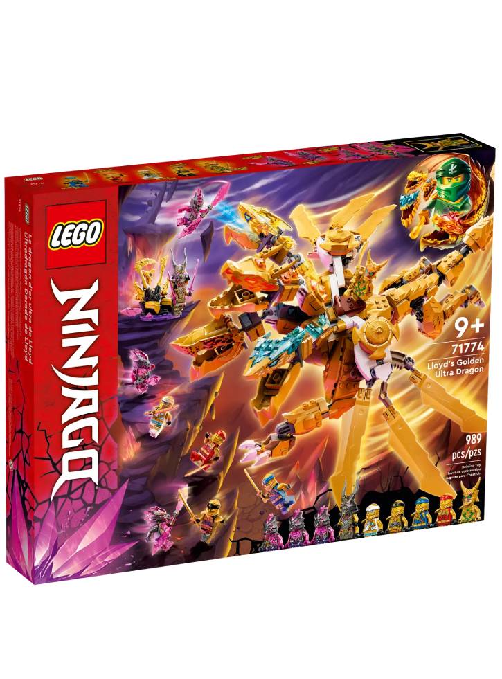 Joc Lego Ninjago Lloyds Golden Ultra Dragon (71774)