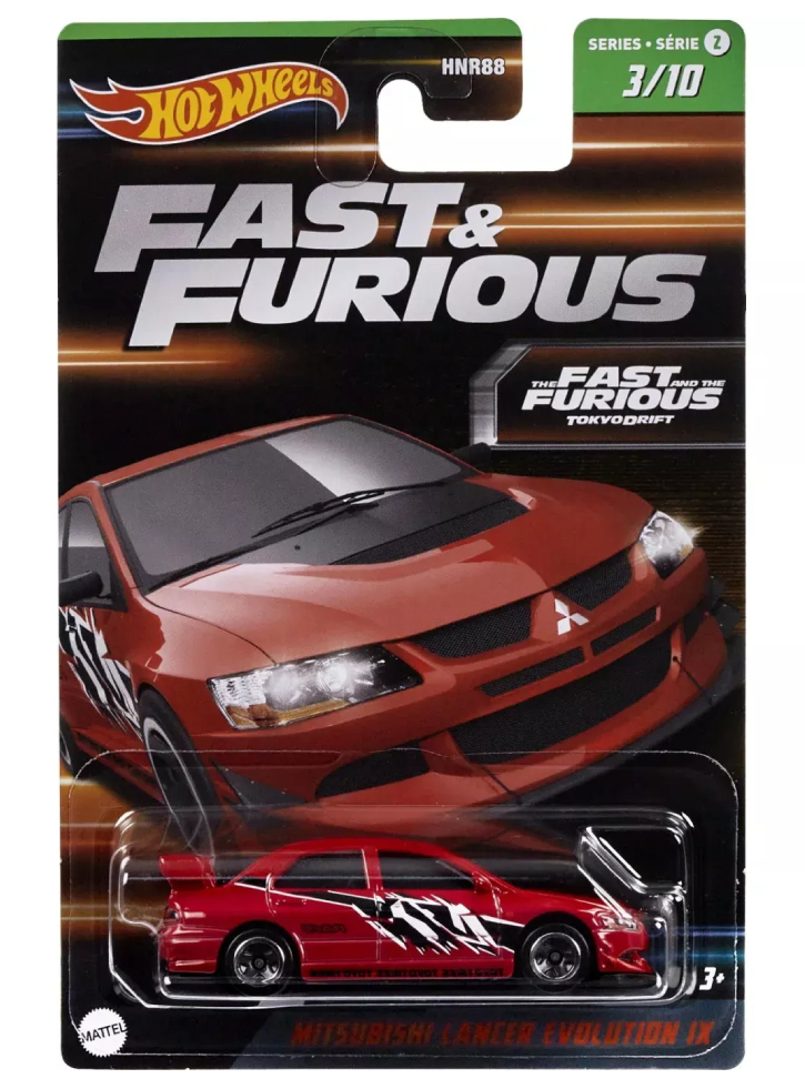 Vehicul Hot Wheels Tainies Fast Furious Mitsubishi Lancer